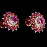 Large Ruby Stud Earrings, ruby stud earrings gold, Burmese Ruby Stud Earrings, antique burmese ruby jewelry, antique burmese rubies, ruby and diamond earrings, ruby earrings singapore, antique ruby jewellery, ruby unheated jewelry, Gem Gardener