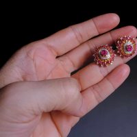 Large Ruby Stud Earrings, ruby stud earrings gold, Burmese Ruby Stud Earrings, antique burmese ruby jewelry, antique burmese rubies, ruby and diamond earrings, ruby earrings singapore, antique ruby jewellery, ruby unheated jewelry, Gem Gardener