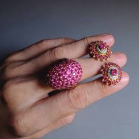 Large Ruby Stud Earrings, ruby stud earrings gold, Burmese Ruby Stud Earrings, antique burmese ruby jewelry, antique burmese rubies, ruby and diamond earrings, ruby earrings singapore, antique ruby jewellery, ruby unheated jewelry, Gem Gardener