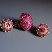 Large Ruby Stud Earrings, ruby stud earrings gold, Burmese Ruby Stud Earrings, antique burmese ruby jewelry, antique burmese rubies, ruby and diamond earrings, ruby earrings singapore, antique ruby jewellery, ruby unheated jewelry, Gem Gardener