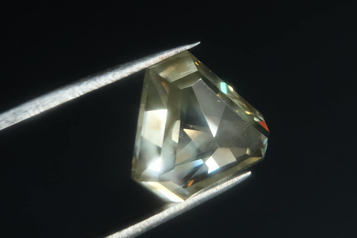 big diamond triangle, light yellow diamond, pale yellow diamond ring, light yellow diamond price, loose triangle diamond, large triangle diamond ring, yellow triangle diamond, big diamond stone ring, loose diamond singapore, Gem Gardener
