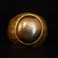 no stone gold ring, cosmos ring, custom 24k gold ring, gold ring mens 24k, custom mens rings, chunky gold ring for women, 24k fine gold jewelry, 24k solid gold mens ring, Gem Gardener