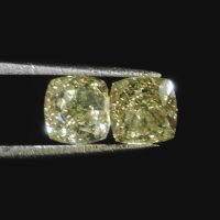 Fancy Light Yellow Diamond, fancy yellow diamond stud earrings, 2ct each diamond earrings, 2ct fancy yellow diamond, 2 carat yellow diamond earrings, light yellow diamond earrings, yellow diamond singapore, Gem Gardener