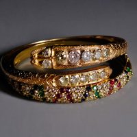 snake diamond bangle, antique snake bracelet gold, diamond snake bracelet, antique diamond bangle bracelet, vintage diamond cuff bracelet, snake cuff bracelet gold, antique peranakan jewellery, diamond cuff bracelet yellow gold, Gem Gardener