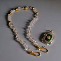 ancient bead necklace, ancient bead jewelry, ancient pyu beads, quartz bead necklace, antique bead necklace, roman bead necklace, ancient jewelry for sale, majapahit jewellery, Gem Gardener