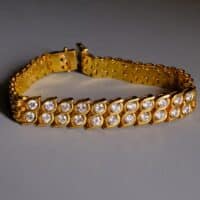 vintage diamond bracelet, antique diamond bracelet, antique diamond bracelets for sale, vintage diamond link bracelet, peranakan gold bracelet, antique peranakan jewellery, vintage peranakan jewellery, peranakan jewellery singapore, Gem Gardener