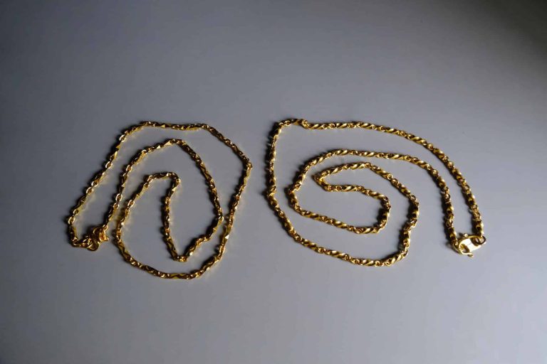 long gold rope twist chain necklace, long heavy gold chain, twist gold chain necklace, twist gold chain men, vintage 24k gold chain, vintage gold chain necklace, Gem Gardener