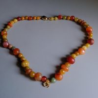 jade bead necklace, yellow jade beaded necklace, carnelian and yellow jade, fine beaded gold necklace, fine jewelry beaded necklace, statement bead necklace, bead necklace singapore, Gem Gardener