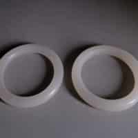 58mm Nephrite Jade Bangle Pair