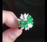antique jade cluster ring video