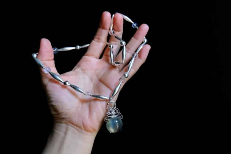 cats eye moonstone, cat's eye moonstone pendant, round moonstone pendant, large round moonstone pendant, moonstone necklace singapore, moonstone pendant singapore, moonstone jewellery singapore, Gem Gardener