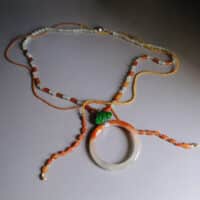 red jade pendant necklace, hololith jade, jade bangle necklace, red jade jewelry, red jade singapore, long jade bead necklace, jade jewellery singapore, jadeite pendant singapore, Gem Gardener
