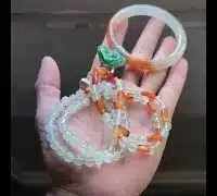 red jade hololith pendant necklace video