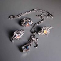 Moonstone Antique Jewelry, rainbow moonstone jewelry set, madagascar moonstone jewelry, madagascar rainbow moonstone jewelry, moonstone necklace singapore, antique moonstone earrings, Gem Gardener