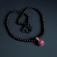 Ruby Pendant Necklace, black gold ruby, ruby pendant singapore, natural ruby pendant gold, ruby pendant for necklace, ruby jewellery singapore, ruby halo necklace pendant, Gem Gardener