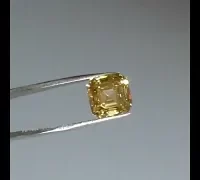 5ct square emerald cut yellow diamond video