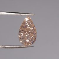 Fancy Light Yellowish Brown Diamond, very pear cut diamond ring, light pinkish brown diamond, illusion pink diamond, light brown diamond, light pink diamond, fancy color diamonds for sale, fancy light pink diamond, light pink pear diamond ring, Gem Gardener