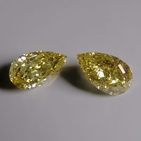 Pear Cut Diamond Earrings, Fancy Brownish Greenish Yellow Diamond, fancy brownish yellow diamond, fancy brown yellow diamond, buy loose diamond singapore, coloured diamonds singapore, Gem Gardener