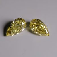 Pear Cut Diamond Earrings, Fancy Brownish Greenish Yellow Diamond, fancy brownish yellow diamond, fancy brown yellow diamond, buy loose diamond singapore, coloured diamonds singapore, Gem Gardener