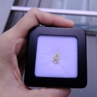 2.01ct Fancy Light Greenish Yellow Pear