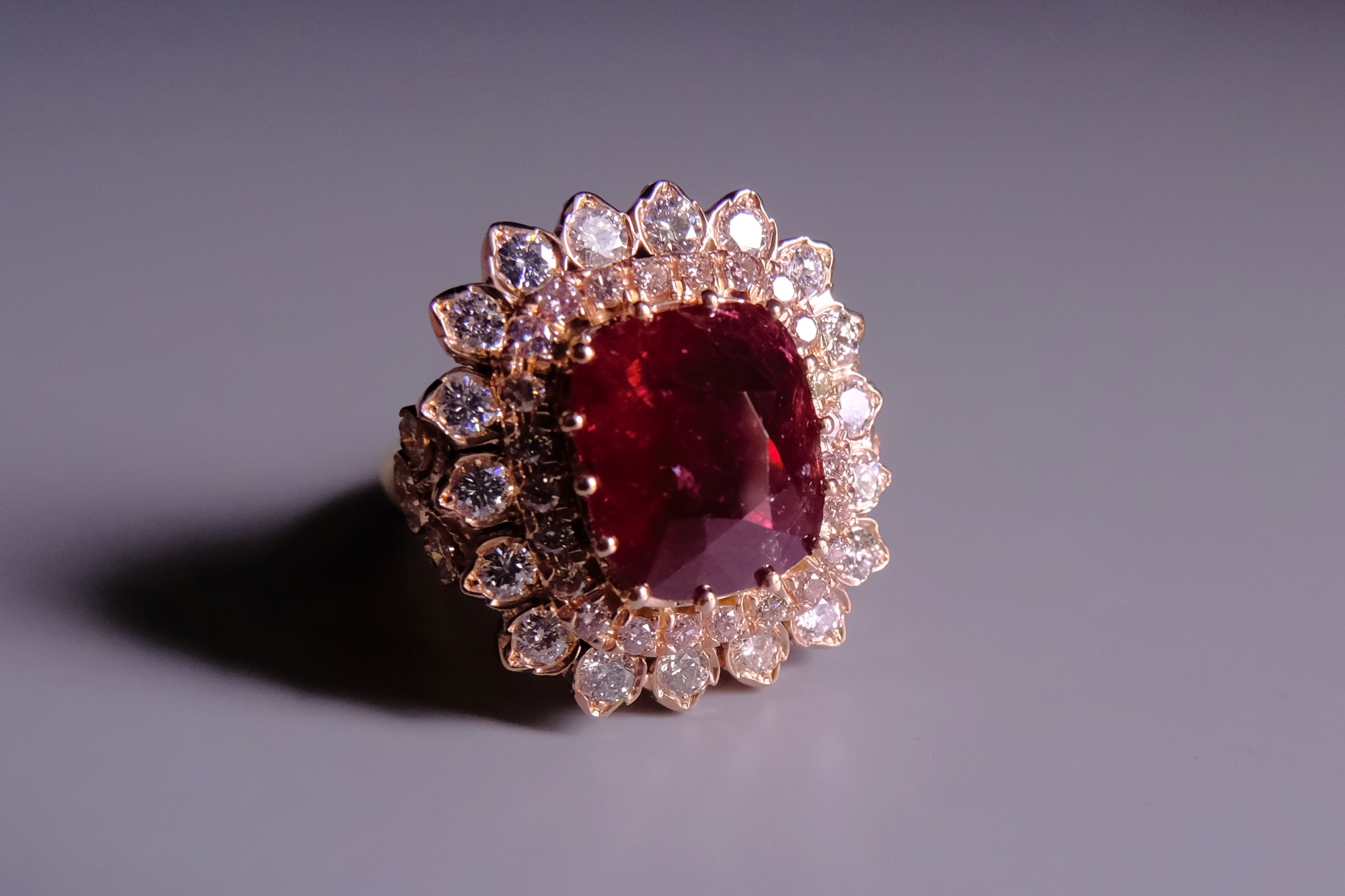 ruby diamond ring, ruby diamond ring for women, ruby halo ring vintage, antique ruby ring with diamonds, ruby ring singapore, antique ruby rings for sale, Gem Gardener