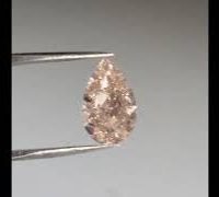 orange pear cut diamond video